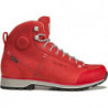 Czerwone buty trekkingowe Dolomite sznurowane z goretexu