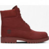 Czerwone buty zimowe Timberland sznurowane