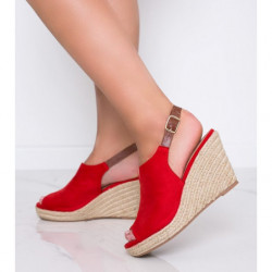 Czerwone espadryle Gemre.com.pl