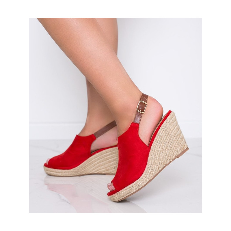 Czerwone espadryle Gemre.com.pl