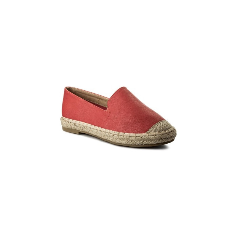 Czerwone espadryle Jenny Fairy w stylu casual