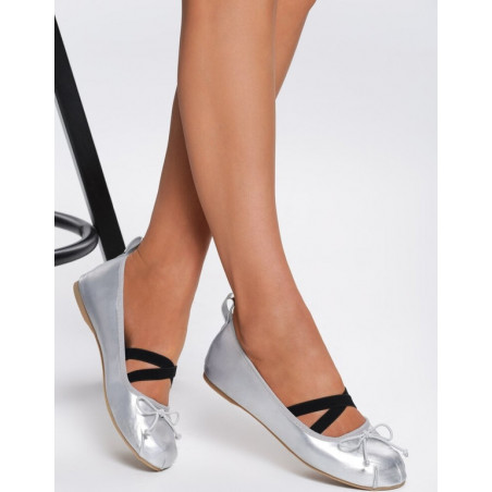 Baleriny renee w stylu casual z płaską podeszwą