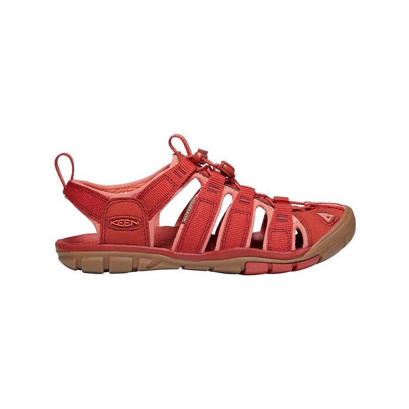 Czerwone sandały Keen w stylu casual