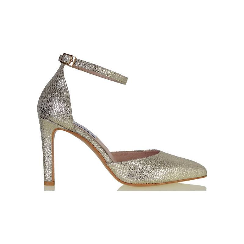 Czerwone szpilki lizard-shoes.com na wysokim obcasie ze skóry