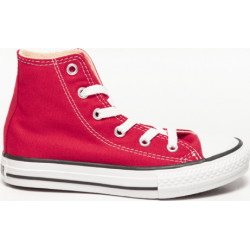 Czerwone trampki dziecięce Converse sznurowane