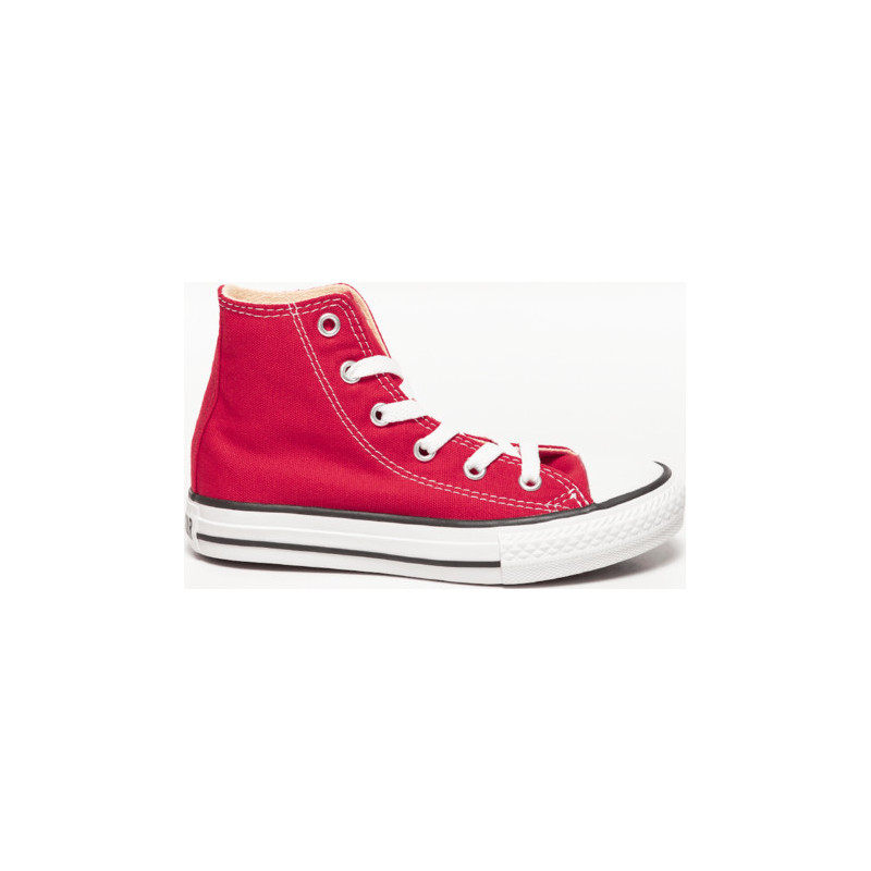 Czerwone trampki dziecięce Converse sznurowane