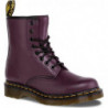 Czerwone trapery damskie Dr. Martens sznurowane