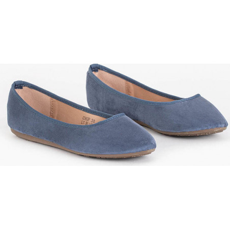 Baleriny Royalfashion.pl z zamszu