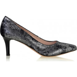 Czółenka lizard-shoes.com na wysokim obcasie na obcasie z okrągłym noskiem