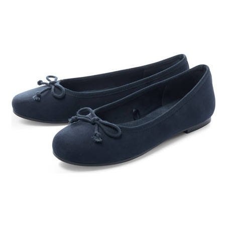 Baleriny Tchibo z płaską podeszwą w stylu casual