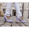 Czółenka Zapato z zamszu w stylu boho