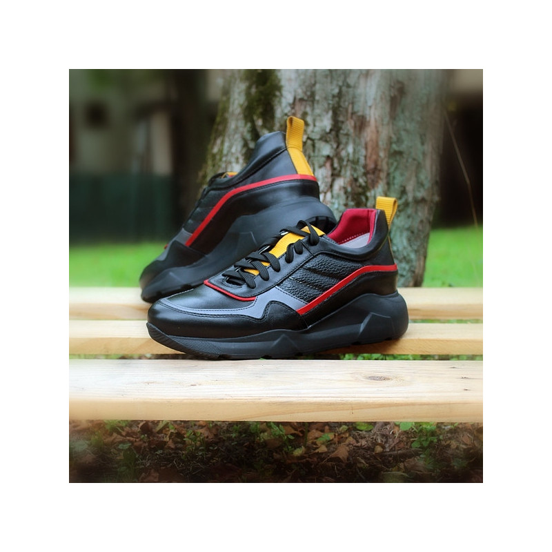 Domeno Czarne sneakersy DRAKO
