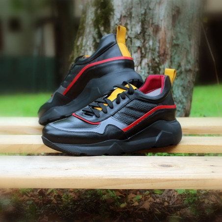 Domeno Czarne sneakersy DRAKO