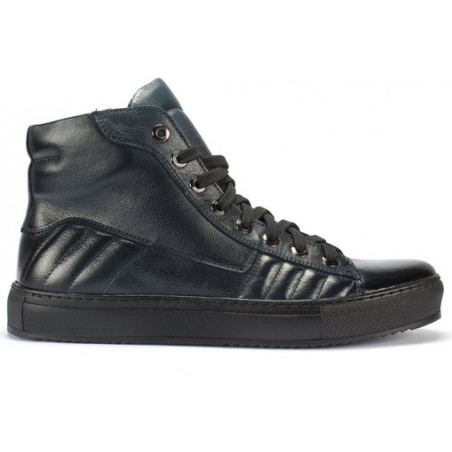 Domeno Granatowe sneakersy EGON