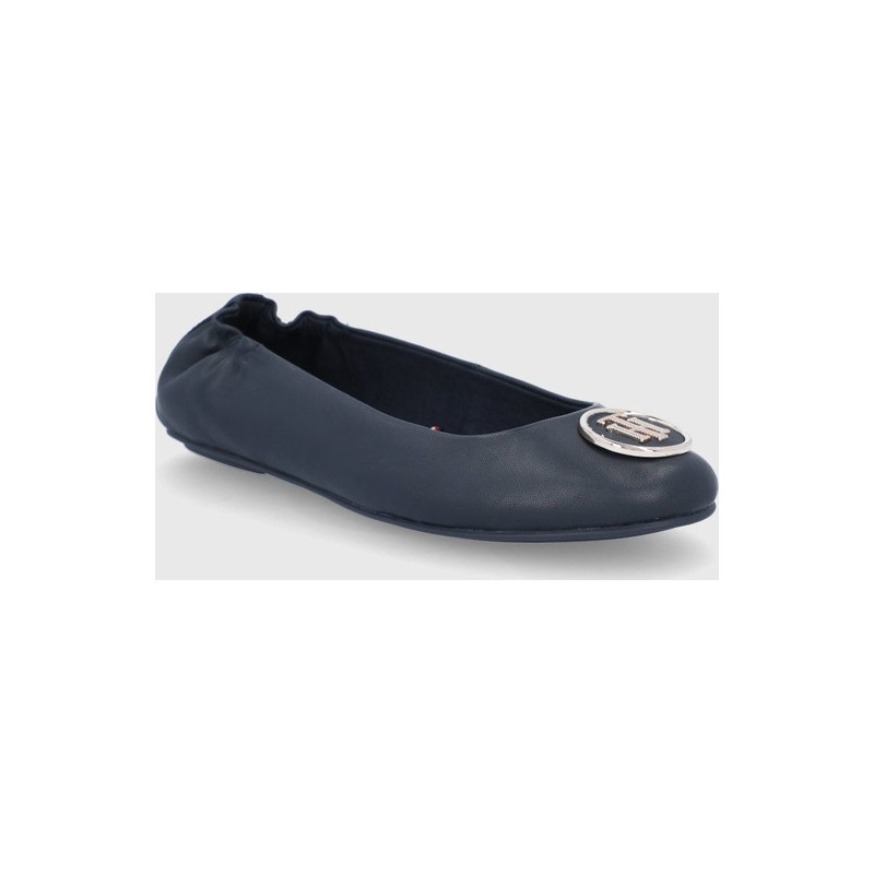 Baleriny Tommy Hilfiger ze skóry