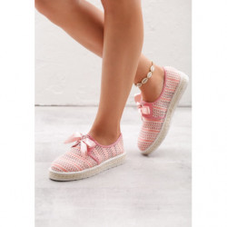 Espadryle born2be w stylu casual z płaską podeszwą