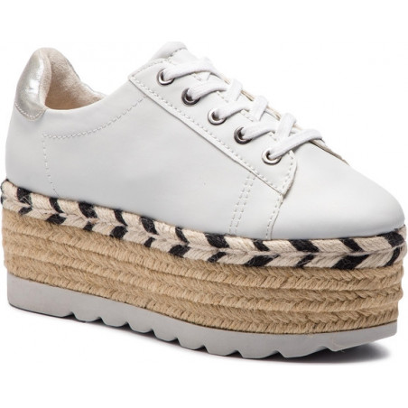 Espadryle Guess ze skóry ekologicznej
