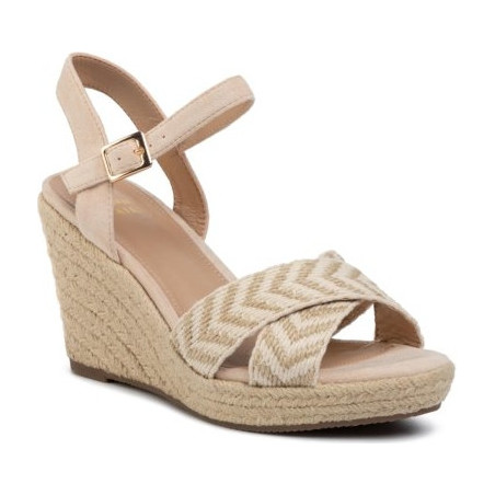 Espadryle Jenny Fairy na koturnie z klamrami