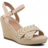 Espadryle Jenny Fairy na koturnie z klamrami