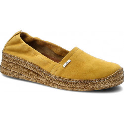 Espadryle Lemar na platformie z tkaniny
