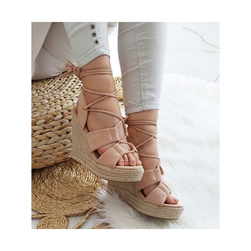 Espadryle Pantofelek24 z tkaniny w stylu casual