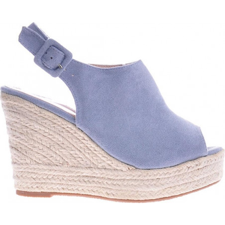 Espadryle Pantofelek24 z tkaniny z klamrami