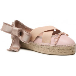Espadryle Red Valentino ze skóry w stylu casual