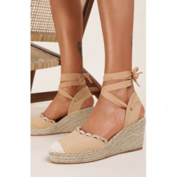 Espadryle Renee w stylu casual z klamrami