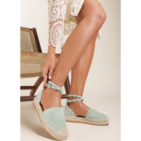 Espadryle Renee z klamrami