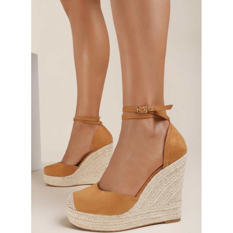 Espadryle Renee z tkaniny w stylu boho