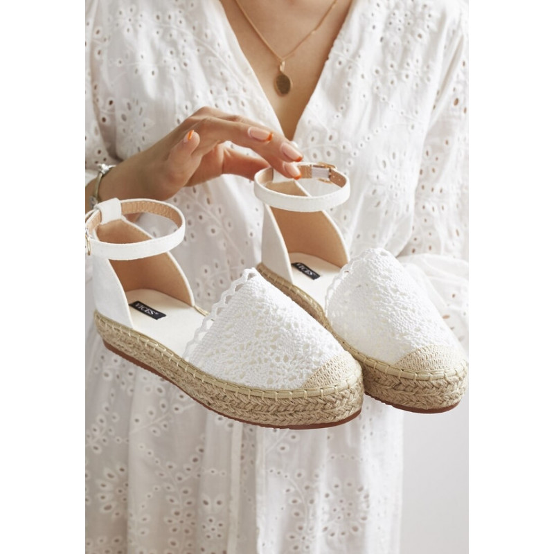 Espadryle Renee z tkaniny w stylu casual