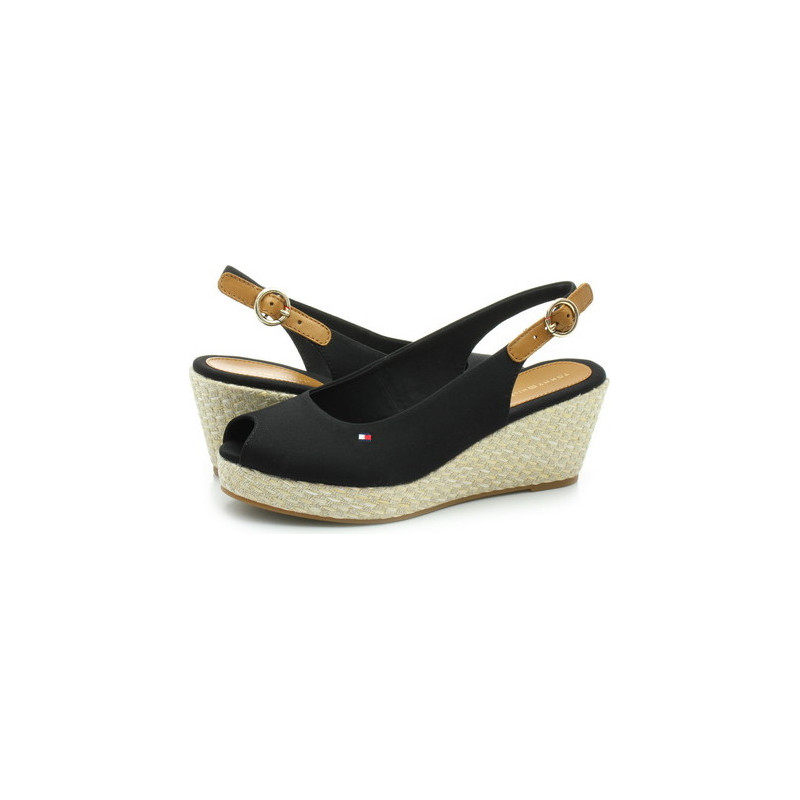 Espadryle Tommy Hilfiger na koturnie