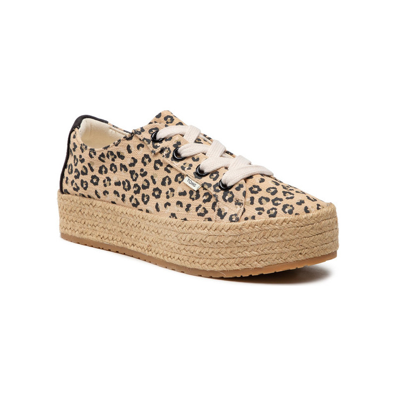 Espadryle Toms sznurowane w stylu casual z tkaniny