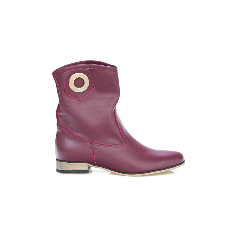 Fioletowe botki Zapato