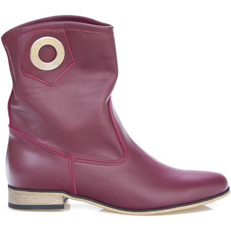 Fioletowe botki Zapato