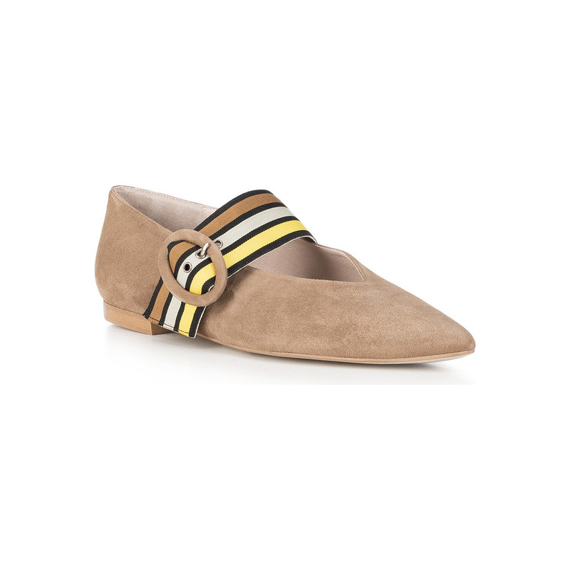 Baleriny Wittchen z płaską podeszwą w stylu casual