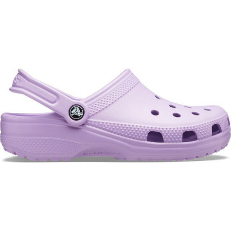Fioletowe klapki Crocs w stylu casual