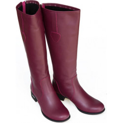 Fioletowe kozaki Zapato
