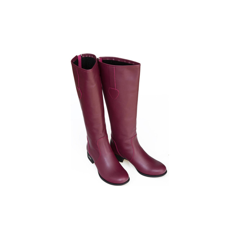 Fioletowe kozaki Zapato