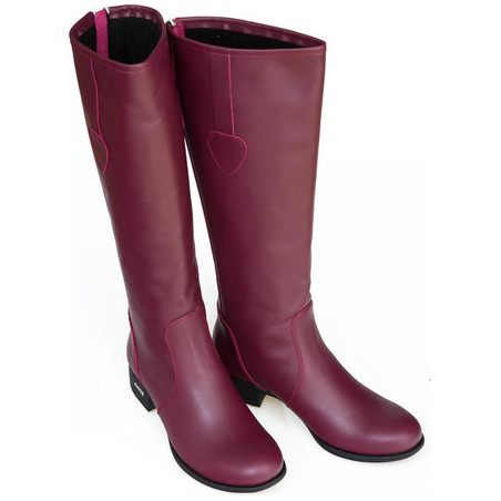 Fioletowe kozaki Zapato