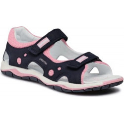 Granatowe buty dziecięce letnie Lasocki Young ze skóry