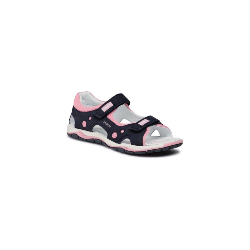 Granatowe buty dziecięce letnie Lasocki Young ze skóry