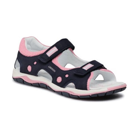 Granatowe buty dziecięce letnie Lasocki Young ze skóry