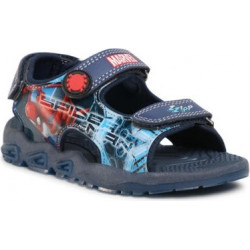 Granatowe buty dziecięce letnie Spiderman na rzepy dla chłopców