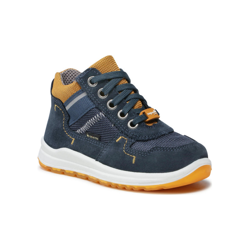 Granatowe buty dziecięce zimowe Superfit z goretexu