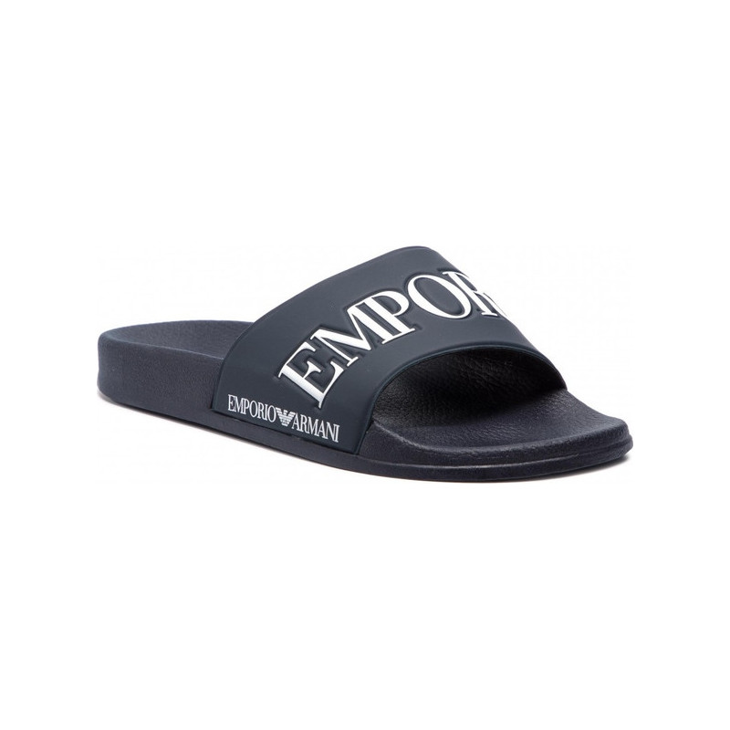 Granatowe buty letnie męskie Emporio Armani
