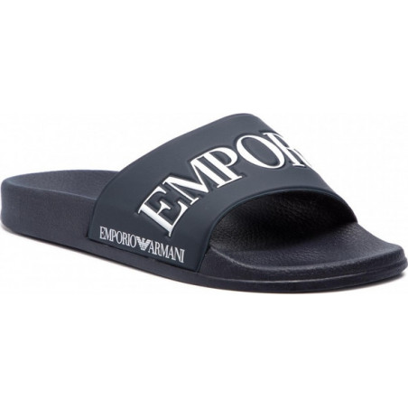 Granatowe buty letnie męskie Emporio Armani