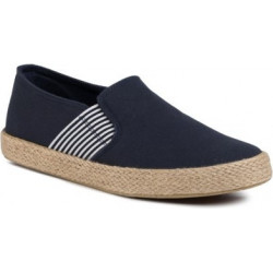 Granatowe buty letnie męskie Lanetti