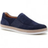 Granatowe buty letnie męskie Lasocki For Men ze skóry
