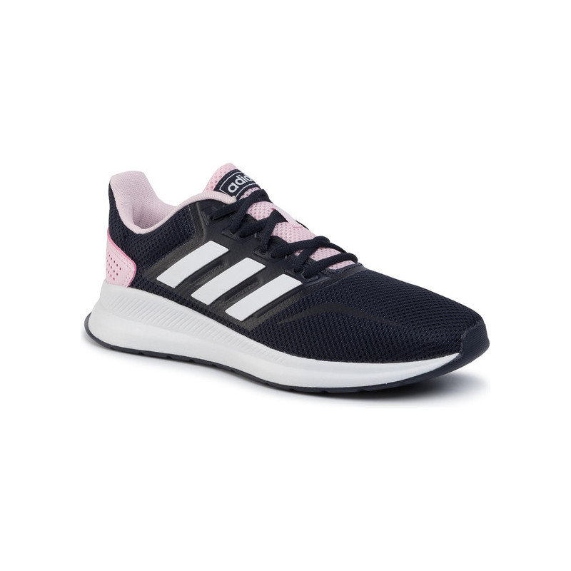 Granatowe buty sportowe Adidas sznurowane